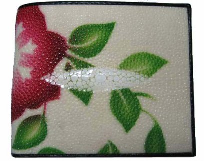 Genuine Stingray Leather Wallet  #STW490W