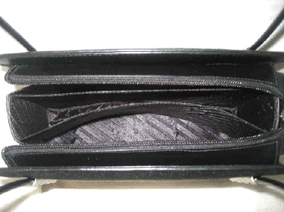 Genuine Stingray Leather Handbag in Black Stingray Skin  #STW402H