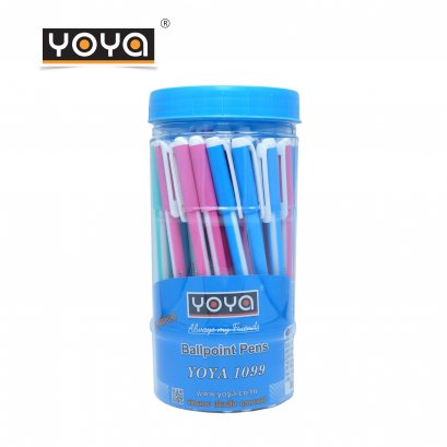 YOYA ปากกาลูกลื่น น้ำเงิน 1099 แพ็ค 50
