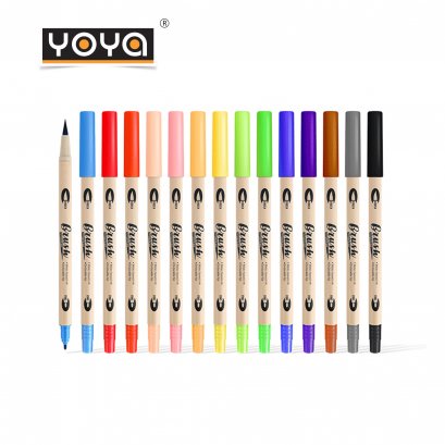 YOYA ปากกาหัวพู่กัน DS-2002 24 สี