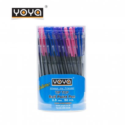 YOYA BALLPOINT PEN BLUE TIPTOP P50