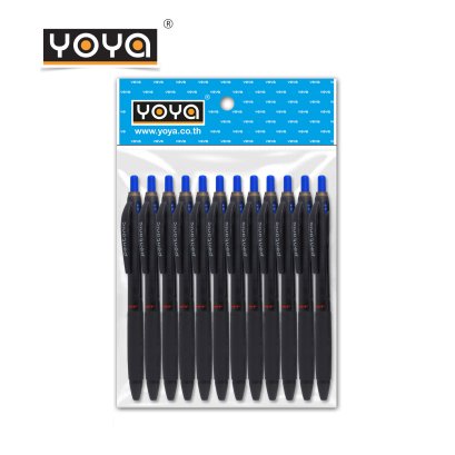YOYA ปากกาลูกลื่น น้ำเงิน TONIC-กด แพ็ค 12