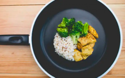 กระทะเทปล่อนสำหรับทำอาหารสุขภาพ