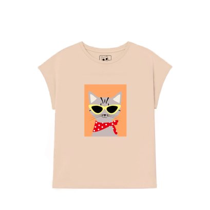 Cap Sleeves Oversize T-Shirt