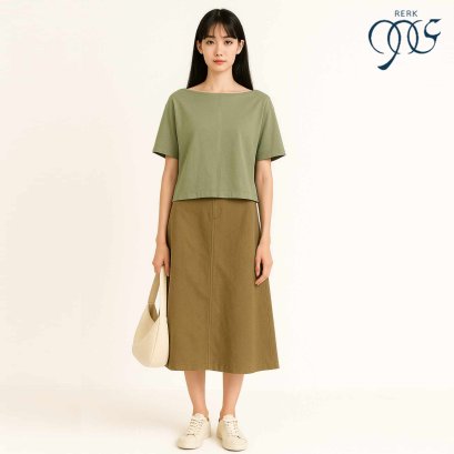 Boat neck Oversize  Tee
