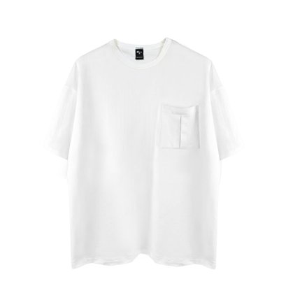 Oversize White  pocket Tee