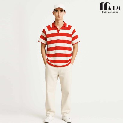 Oversize Raglan Polo
