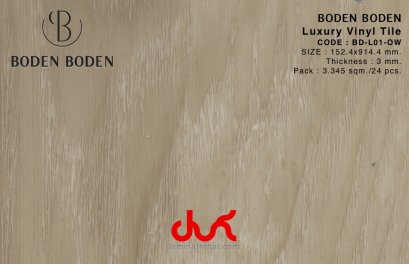 BD-L01-OW กระเบื้องยางลายไม้ BODEN BODEN หนา 3 mm.