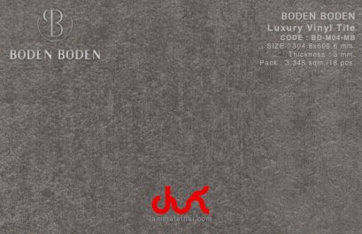 BD-M04-MB กระเบื้องยางลายหิน BODEN BODEN หนา 3 mm.