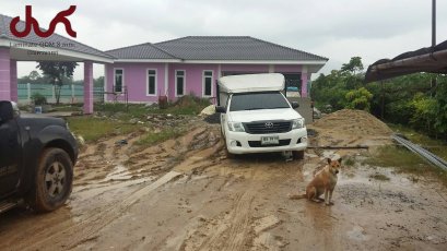 ผลงานติดตั้ง พื้นไม้ลามิเนต QDM HD-162 - laminatethai