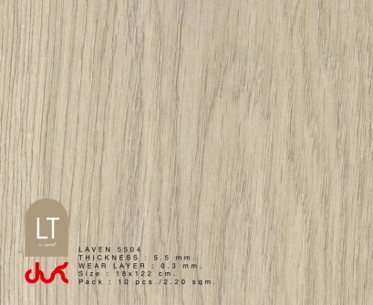 กระเบื้องยาง SPC - LAVEN 5504 - LT by COTTO 5.5 mm.