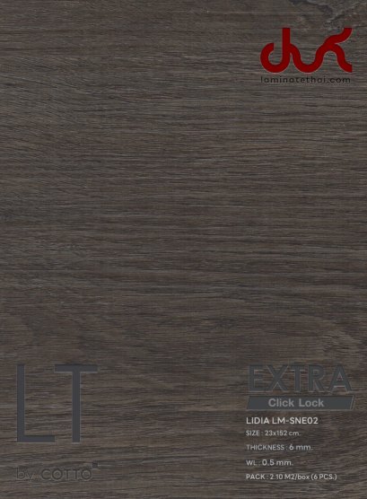 LIDIA LM-SNE02 กระเบื้องยางคลิ๊กล็อค LT by COTTO