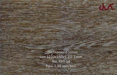 กระเบื้องยาง ลายไม้ SPC คลิ๊กล็อค QDM999-14 - laminatethai