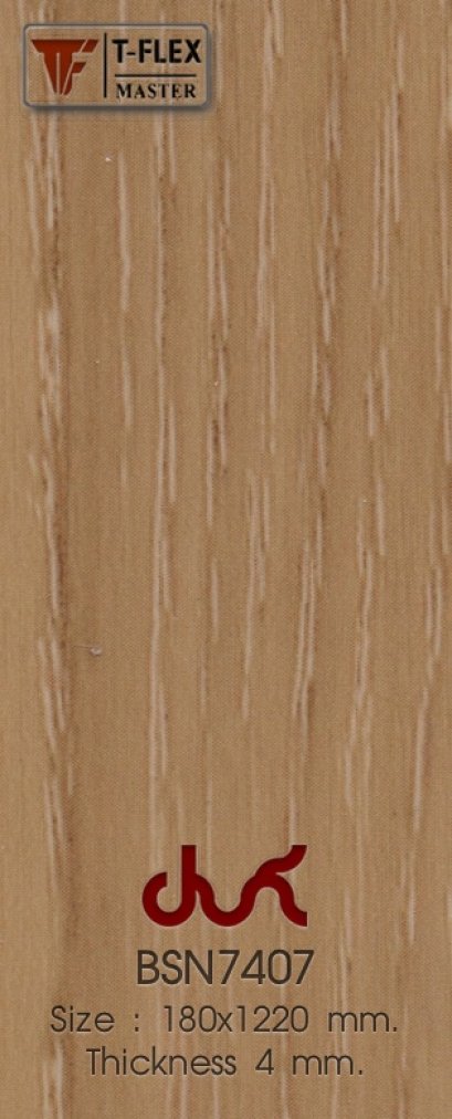 กระเบื้องยางลายไม้ คลิ๊กล็อค T-FLEX BSN