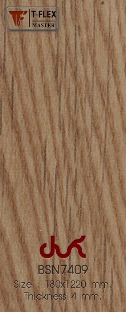 กระเบื้องยางลายไม้ คลิ๊กล็อค T-FLEX BSN