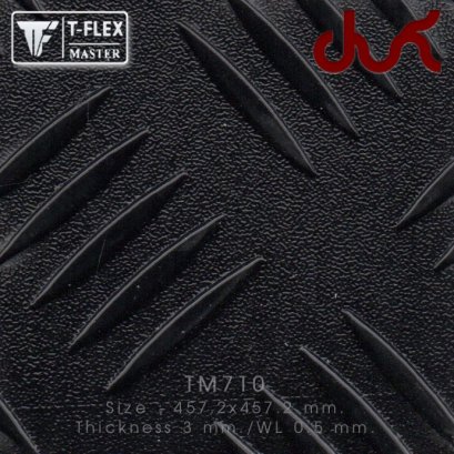 กระเบื้องยางลายเหล็ก หนา 3 มม. ติดตั้งด้วยกาว