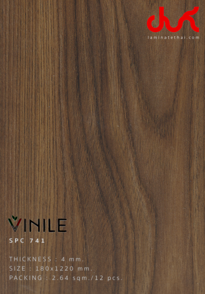 กระเบื้องยางลายไม้ คลิ๊กล็อค VINILE SPC113