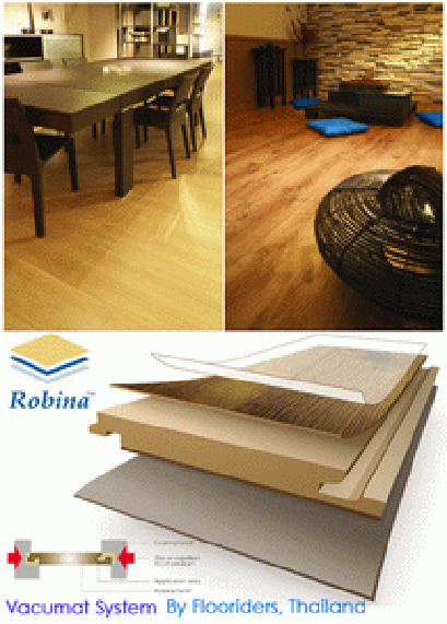 คุณสมบัติของไม้ลามิเนต Robina