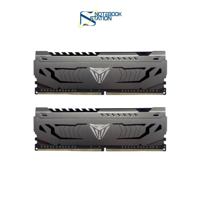 แรมPC 16GB (8GBx2) DDR4 3200MHz RAM PATRIOT VIPER STEEL DDR4 (INTEL XMP) (BLACK) ราคา 1,460.-