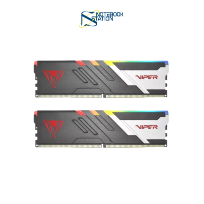 แรมPC 32GB (16GBx2) DDR5 5600MHz RAM PATRIOT VIPER VENOM RGB DDR5 (AMD EXPO/INTEL XMP) (MATTE BLACK) ราคา 4,190.-