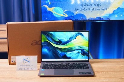 (ของใหม่)Acer Aspire Lite i3-1215U Ram8 SSD512 จอ16 WUXGA FHD+ สเปคดี เครื่องสวย มีประกันศูนย์ ขายเพียง 10,500.- เครื่องพร้อมใช้งาน