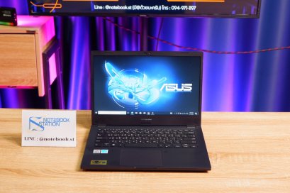 Asus ExpertBook i3-10110U Ram4 SSD256 จอ14 FHD สเปคทำงาน เครื่องสวยบางเบา พร้อมใช้งาน ขายเพียง 6,800 .-