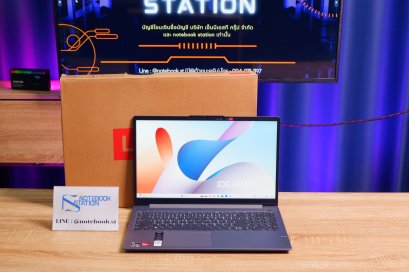 Lenovo IdeaPad Slim 3 Ryzen7-7730U Ram16 SSD512 จอ15.6 FHD IPS สเปคดี ทำงานเก่ง เครื่องสวยพร้อมใช้งาน คีย์บอร์ดไฟ ขายเพียง 12,900 .-มีประกันศูนย์