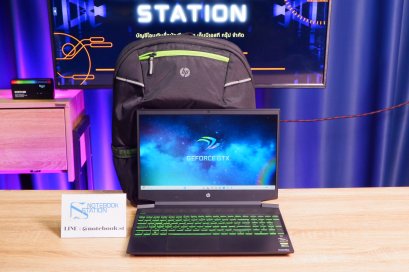 HP Pavilion Gaming 15 Ryzen7-4800H GTX-1650(4GB) Ram8 SSD512GB จอ15.6 144Hz สเปคสูง ประมวลผลไว คีย์บอร์ดมีไฟสีเขียว ขายเพียง 11,500 .-ฟรีกระเป๋าเป้