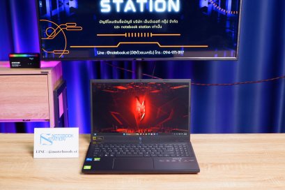 Acer Nitro V15 i5-13420H RAM16 RTX-2050(4GB) SSD512 จอ15.6 144Hz FHD สเปคสูง คีย์บอร์ดไฟสีขาว ดีไซน์หรูดูทันสมัย เครื่องมีประกันศูนย์ ขายเพียง 17,990 .-