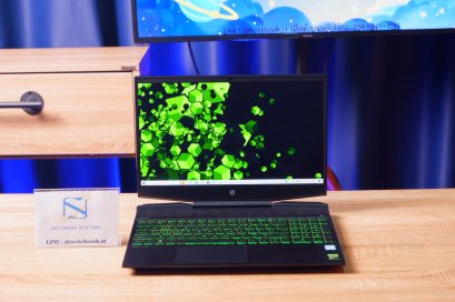 Hp Pavilion Gaming 15 i7-9750H Ram16 GTX1650(4GB) SSD256GB+HDD1TB จอ15.6 FHD IPS 60Hz เครื่องสวย คีย์บอร์ดไฟสีเขียว ขายเพียง 10,990 .-พร้อมใช้งาน