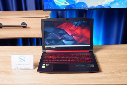 Acer Nitro 5 i5-8300H GTX-1050Ti(4GB) Ram16 SSD128+HDD1TB จอ15.6 FHD IPS สเปคเล่นเกมส์ คีย์บอร์ดไฟสีแดง เครื่องพร้อมใช้งาน ขายถูกเพียง 9,990.-