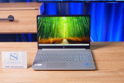 HP 15s i5-1135G7 Ram16 SSD512 จอใหญ่ 15.6 FHD IPS ภาพสวยคมชัด เครื่องประมวลผลไว คีย์บอร์ดมีไฟ ดีไซน์บางเบาพกพาง่าย ขายเพียง 10,990.- ประกันศูนย์