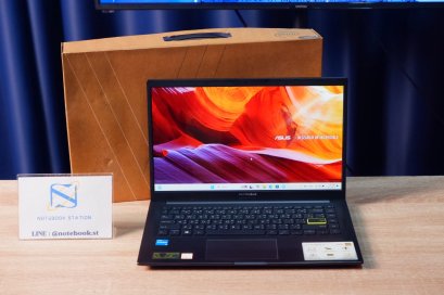 Asus VivoBook 14 i3-1115G4 Ram4 SSD512 จอ14 FHD IPS สเปคดี ประมวลผลไว คีย์บอร์ดมีไฟ เครื่องพร้อมใช้งาน ขายเพียง 7,990 .-เท่านั้น