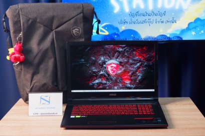 MSI GL73 i7-8750H RTX2060(6GB) Ram24 SSD500GB+128GB HDD1TB จอ17.3 120Hz สเปคเกมมิ่ง หน้าจอใหญ่เต็มตา ขายเพียง 13,500.- พร้อมกระเป๋าเป้