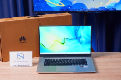 (ของใหม่)Huawei MateBook D15 Ryzen7-5700U Ram8 SSD512 จอ15.6 Full HD IPS สเปคทำงาน ประมวลผลไว อุปกรณ์ครบกล่อง ขายเพียง 10,990 .-