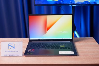 Asus Vivobook S15 Ryzen7-4700U Ram16 SSD512GB จอ15.6 FHD สเปคทำงานเก่ง ตัวเครื่องบางเบา คีย์บอร์ดไฟ พร้อมใช้งาน ขายเพียง 9,500.-เท่านั้น