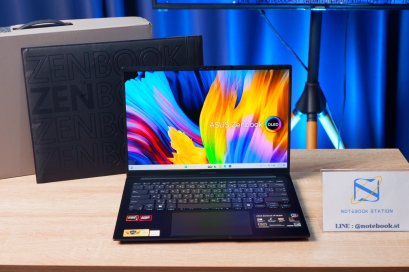 Asus ZenBook 14 OLED Ryzen7-8840HS Ram16 SSD1TB จอ14 3K OLED 120Hz สเปคสูง ภาพสวยคมชัดมาก ดีไซน์ทันสมัย เบาบางเพียง1.2Kg ราคา 28,900.- ประกันศูนย์2027