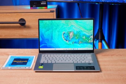 Acer Swift 3 บางเบาเพียง 1.2KG i5-1135G7 Ram8 SSD512 จอ14 FHD สเปคดี คีย์บอร์ดไฟ ขายเพียง 10,900.- เครื่องพร้อมใช้งาน