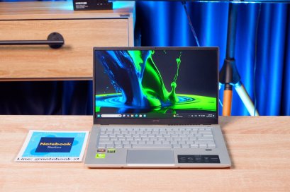 Acer Swift X บางเบาเพียง 1.39KG Ryzen7-5800U Ram16 SSD512 จอ14 FHD สเปคดี คีย์บอร์ดไฟ การ์ดจอแยก ขายเพียง 18,990.- เครื่องพร้อมใช้งาน