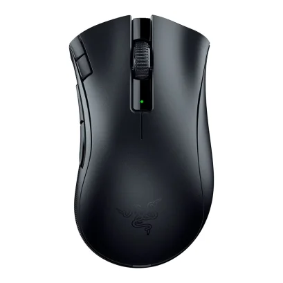 เมาส์เกมมิ่งไร้สาย Razer Deathadder V2 X Hyperspeed ความเร็วสูง ระบบ Hyperspeed 2.4 GHz / Bluetooth ราคา 1,690.-