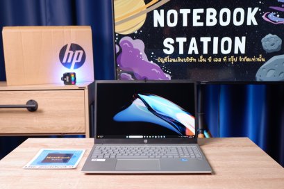 (ของใหม่)Hp Laptop 15 รุ่นใหม่ i3-1315U Ram12 SSD512 จอ15.6 FHD จอใหญ่ เบาบาง คีย์บอร์ดไฟ สแกนนิ้วได้ ครบกล่องพร้อมประกันศูนย์ ขายเพียง 12,900.-