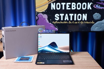 (ของใหม่)Asus ZenBook 14 IntelCoreUltra7-155H Ram16 SSD1TB จอ14 OLED สเปคดี หน้าจอใหญ่ เครื่องบางเบา อุปกรณ์ครบกล่อง พร้อมประกันศูนย์ ราคาเพียง 32,900.-(ms officeแท้)