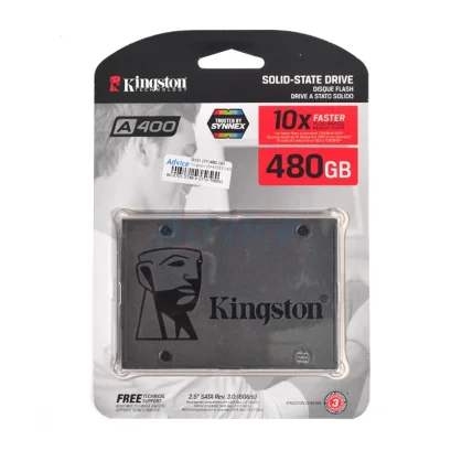 480 GB SSD (เอสเอสดี) KINGSTON A400 (SA400S37/480G) ราคา 1,050.-