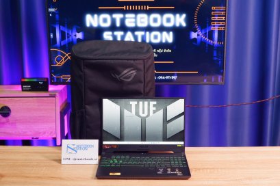 Asus TUF Gaming A15 Ryzen7-7435HS RTX-4050(6GB) Ram16 SSD512 จอ 15.6 FHD 144Hz สเปคสูง คีย์บอร์ดไฟRGB ดีไซน์สวยเท่ทันสมัย เครื่องพร้อมใช้งานเพียง 27,990.- ประกันศูนย์2027