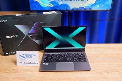 INFINIX INBOOK X1 i3-1005G1 Ram8 SSD256 จอ14 FHD สเปคดี ใช้งานทั่วไป ประมวลผลไว คีย์บอร์ดไฟ อุปกรณ์ครบกล่อง พร้อมใช้งาน ขายถูกเพียง 6,990.-
