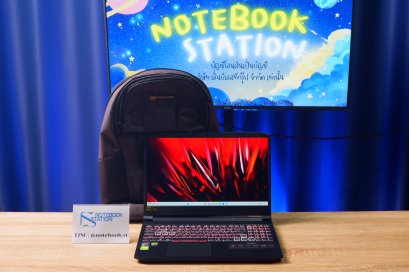 Acer Nitro Ryzen5-5600H GTX-1650(4GB) Ram8 SSD512 จอ15.6 144Hz สเปคเกมมิ่ง ดีไซน์สวยเท่ คีย์บอร์ดไฟRGB4โซน เครื่องพร้อมใช้งาน ขายเพียง 14,990.-