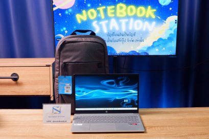 Hp 15 Ryzen3-7320U Ram8 SSD256 จอ15.6 FHD IPS สเปคทำงานทั่วไป  ดีไซน์บางเบา เครื่องสวยพร้อมประกันศูนย์ยาว2026 ขายเพียง 8,999.- เท่านั้น