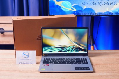 Acer Aspire 3 Ryzen3-7320U Ram16 SSD512 จอ15.6 FHD IPS สเปคทำงานทั่วไป ตัวเครื่องสวยเบาบาง ครบกล่องพร้อมประกันศูนย์ยาว2026 ขายเพียง 9,999.-