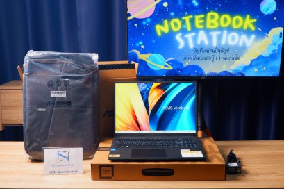 (ของใหม่)Asus Vivobook 16 i3-1215U Ram8 SSD512 จอ16 FHD+ จอใหญ่ภาพสวย ทำงานประมวลผลไว ครบกล่องพร้อมประกันศูนย์ ขายเพียง 10,990.-