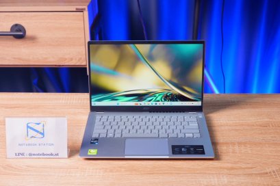 Acer Swift 3 i5-1240P Ram8 SSD512 จอ14 2k IPS สเปคสูง คีย์บอร์ดไฟ ดีไซน์สวย เรียบหรู บางเบา เครื่องพร้อมใช้งาน ขายเพียง 11,990.-